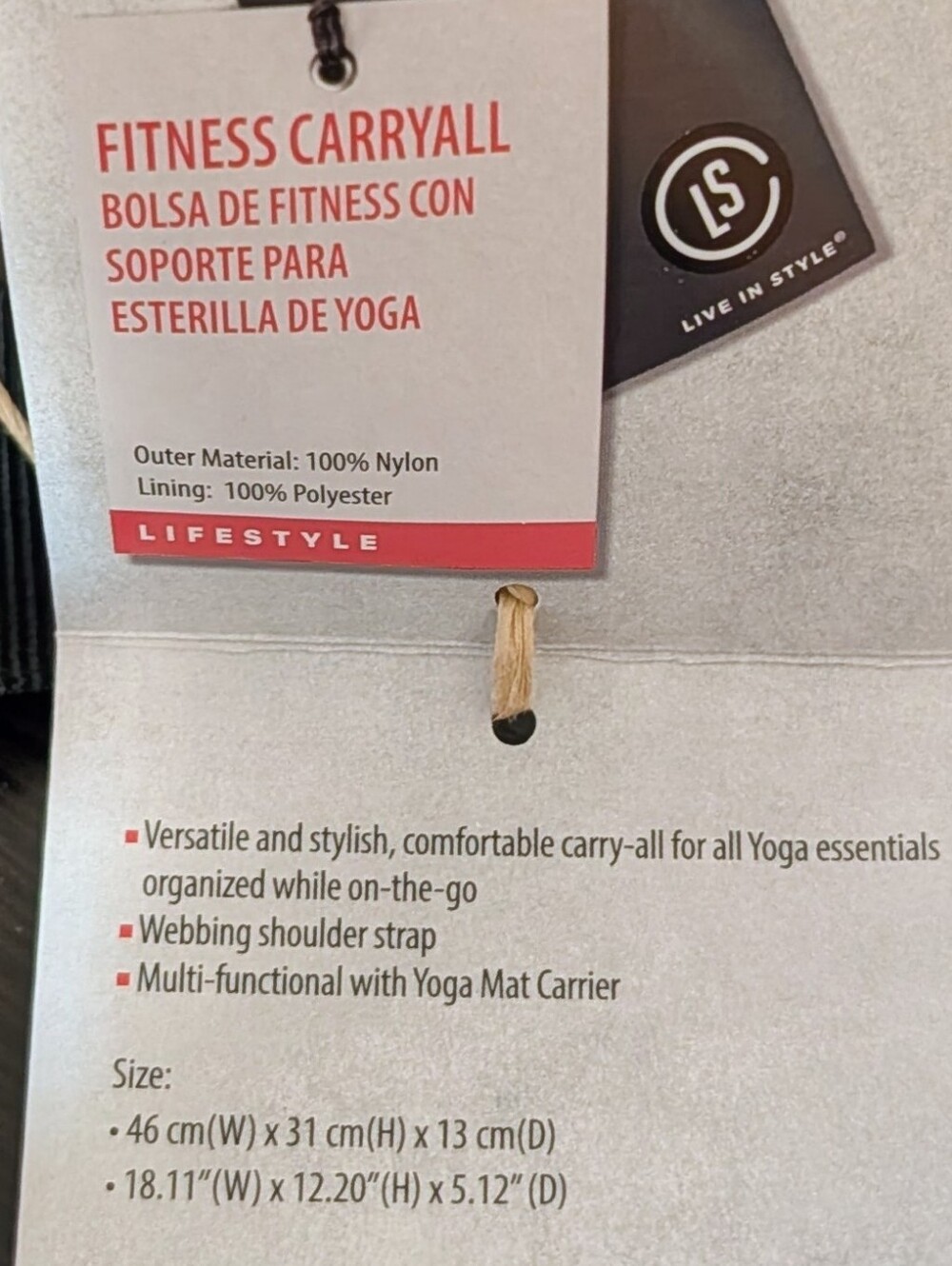 Live In Style Fitness Carryall - Picture 5 of 5